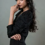 Pleated Party Dress