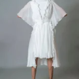 White Chiffon Dress