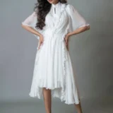 White Chiffon Dress