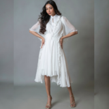 White Chiffon Dress