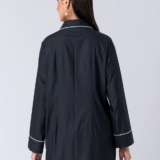 Black, Cotton Fabric, bead work and hand embroidered shirt with collar neck, Full sleeves